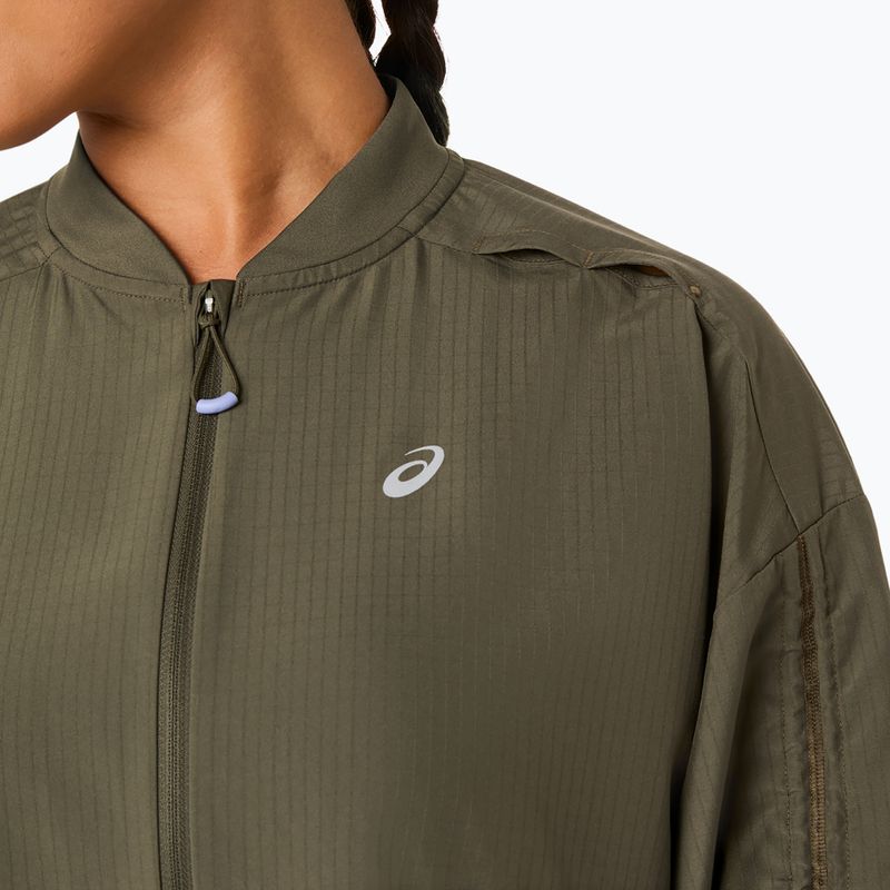 Куртка для бігу жіноча ASICS Nagino Run Adjustable dark olive 8