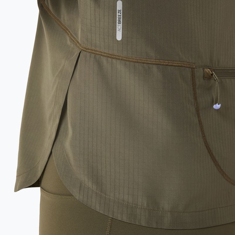 Куртка для бігу жіноча ASICS Nagino Run Adjustable dark olive 11