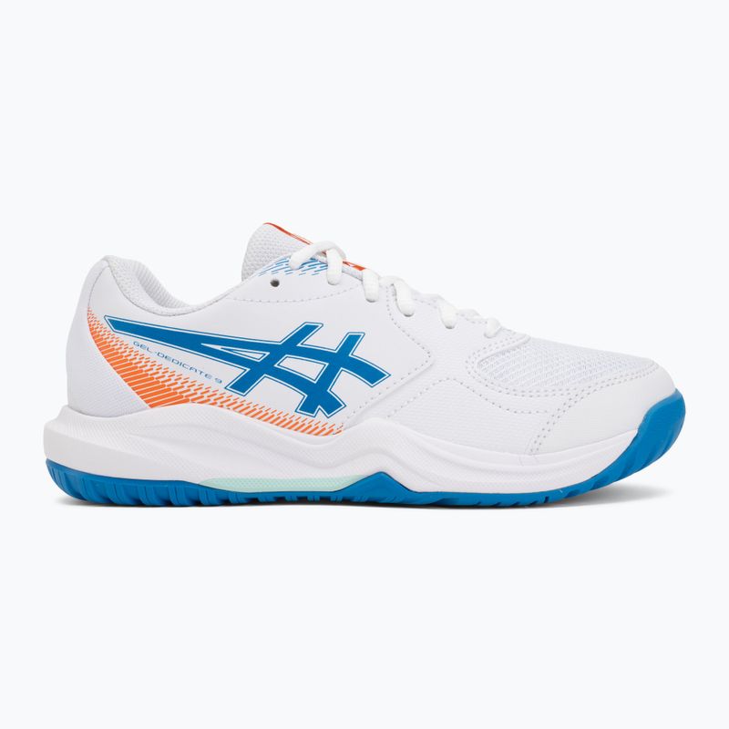 Кросівки тенісні дитячі ASICS Gel-Dedicate 9 GS white/directoire blue 2
