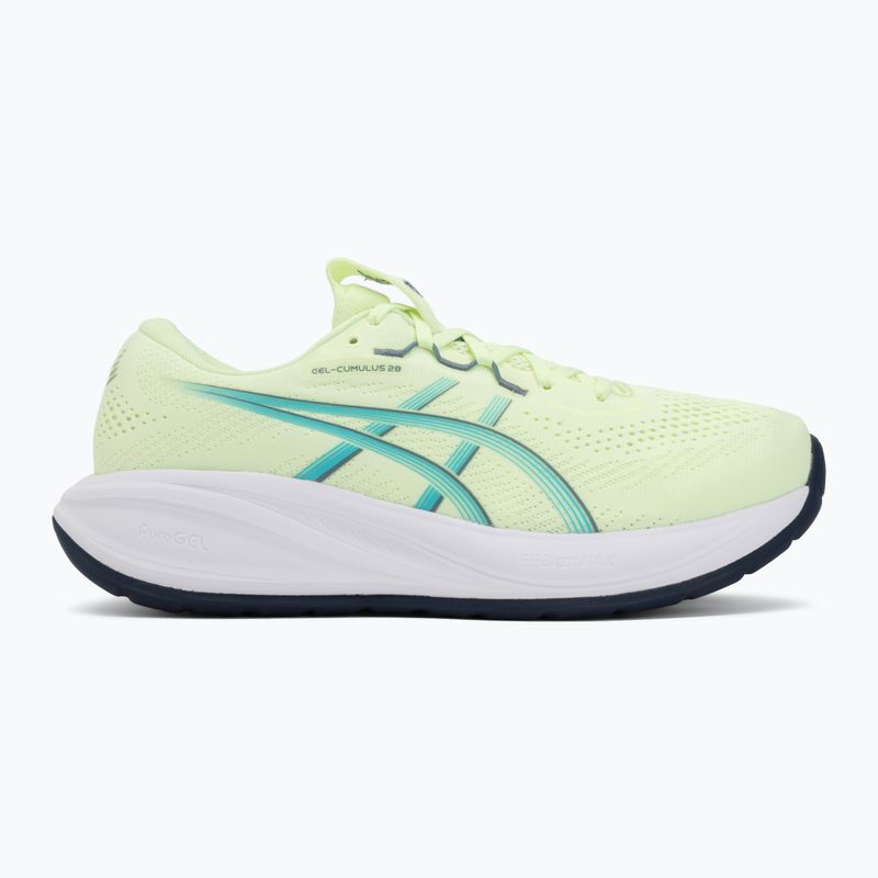 Кросівки для бігу чоловічі ASICS Gel-Cumulus 28 illuminate yellow/energy aqua 2