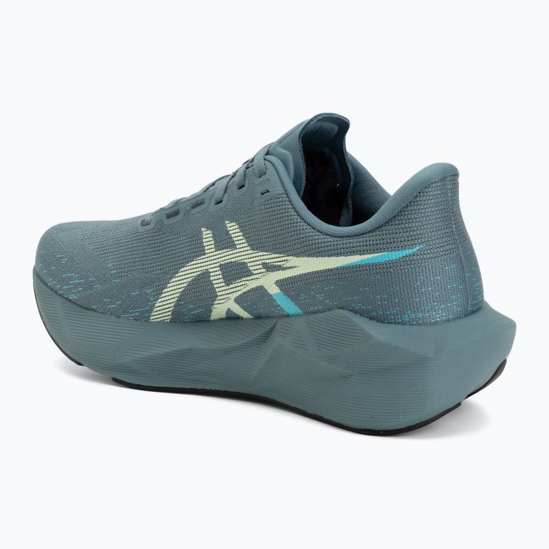 Кросівки для бігу чоловічі ASICS Novablast 6 foggy teal/illuminate yellow 3