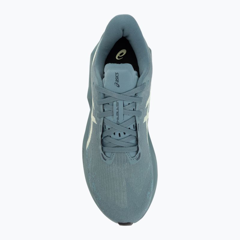 Кросівки для бігу чоловічі ASICS Novablast 6 foggy teal/illuminate yellow 5