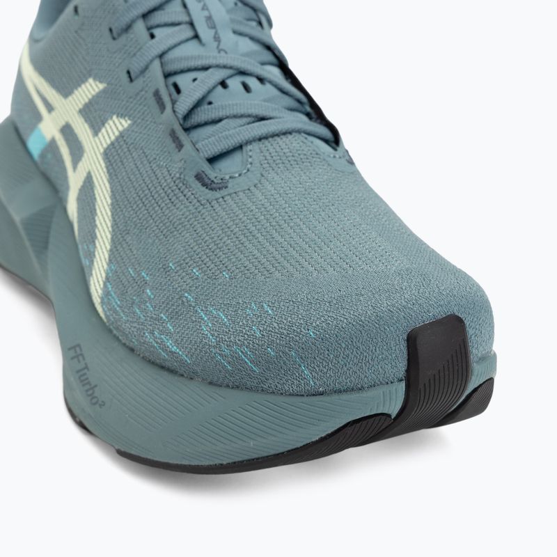 Кросівки для бігу чоловічі ASICS Novablast 6 foggy teal/illuminate yellow 7