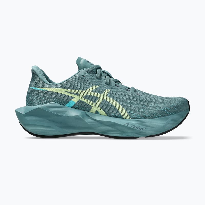 Кросівки для бігу чоловічі ASICS Novablast 6 foggy teal/illuminate yellow 2