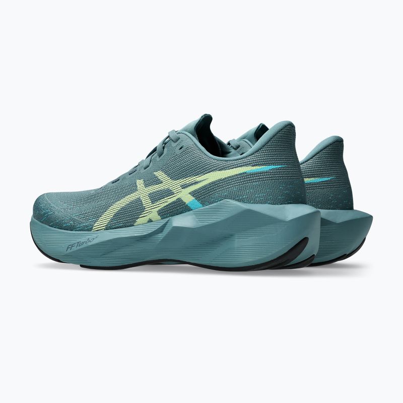 Кросівки для бігу чоловічі ASICS Novablast 6 foggy teal/illuminate yellow 4