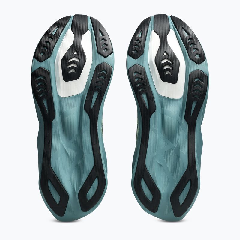 Кросівки для бігу чоловічі ASICS Novablast 6 foggy teal/illuminate yellow 5