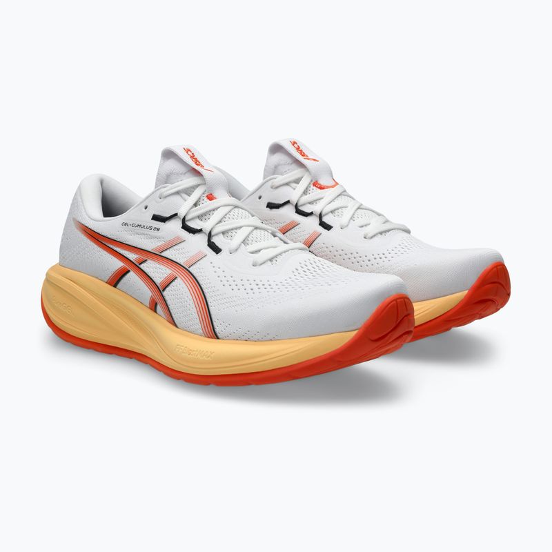 Кросівки для бігу чоловічі ASICS Gel-Cumulus 28 white/energy orange