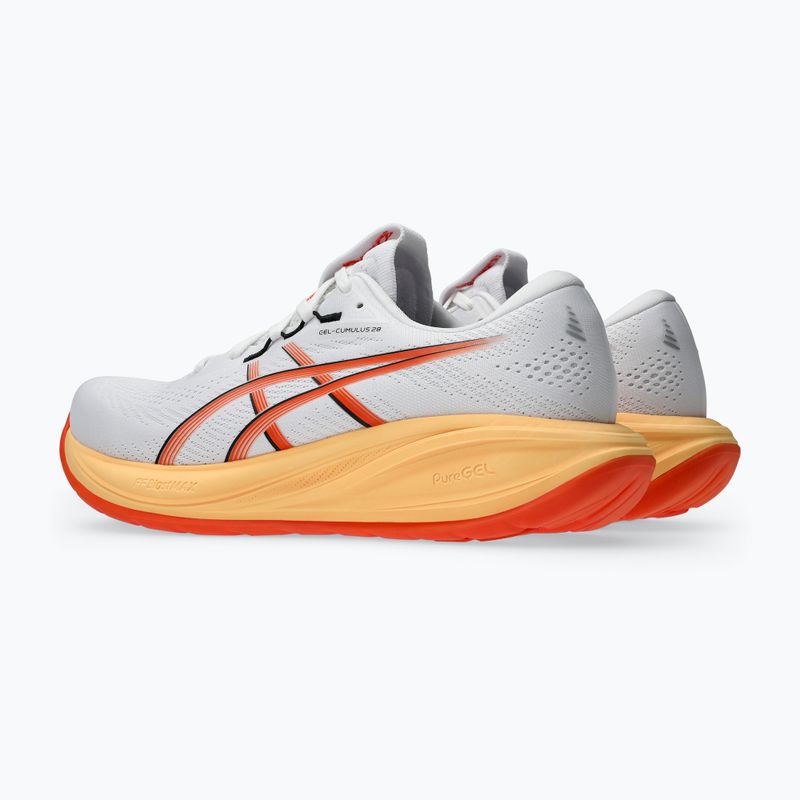 Кросівки для бігу чоловічі ASICS Gel-Cumulus 28 white/energy orange 3