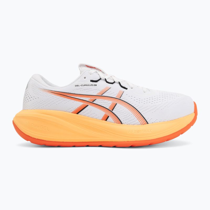 Кросівки для бігу чоловічі ASICS Gel-Cumulus 28 white/energy orange 2