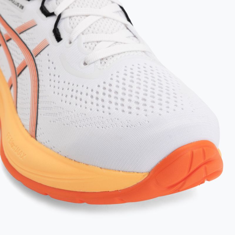 Кросівки для бігу чоловічі ASICS Gel-Cumulus 28 white/energy orange 7
