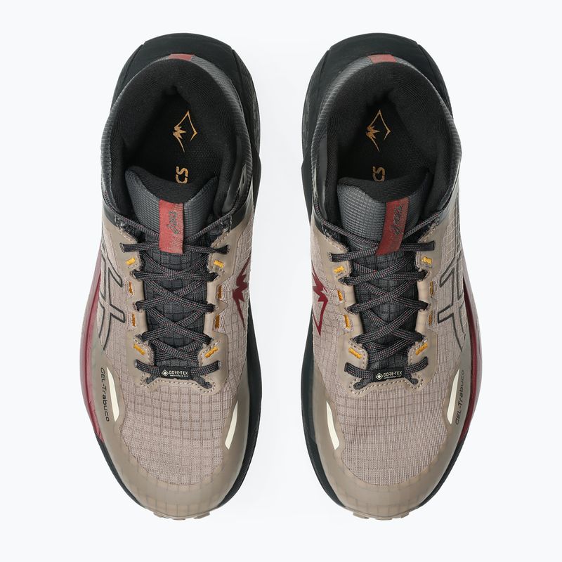 Кросівки для бігу чоловічі Asics Gel-Trabuco Mt Gtx taupe grey/graphite grey 5