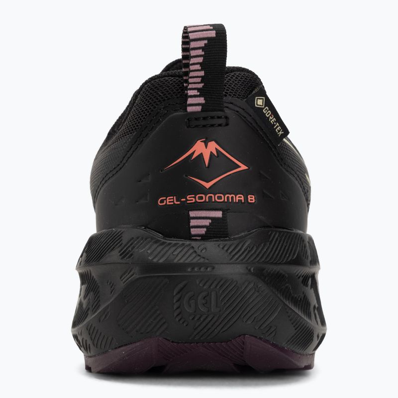 Кросівки для бігу жіночі Asics Gel-Sonoma 8 Gtx Black/Dark Aubergine 6
