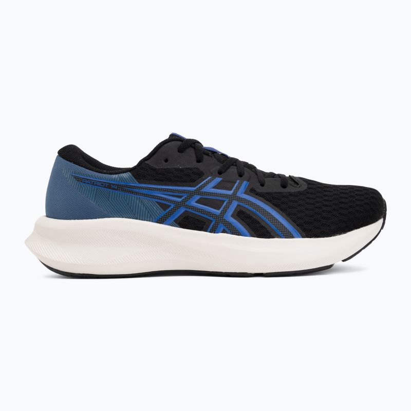 Кросівки для бігу чоловічі ASICS Patriot 14 black/neon blue 2