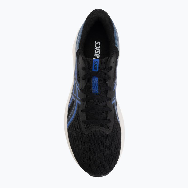 Кросівки для бігу чоловічі ASICS Patriot 14 black/neon blue 5