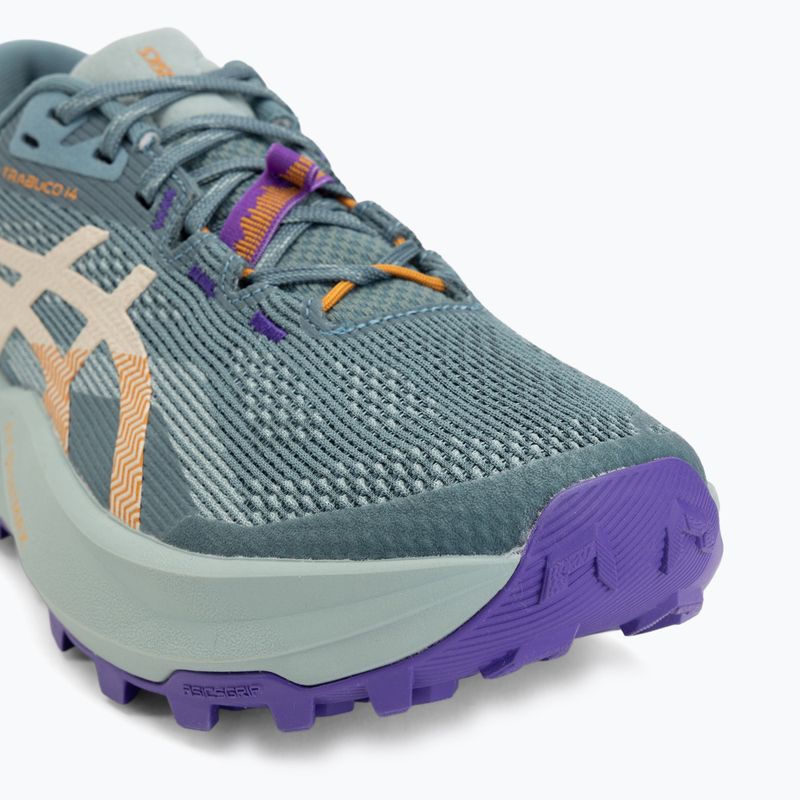 Кросівки для бігу жіночі ASICS Trabuco 14 foggy teal/radiant amethyst 7
