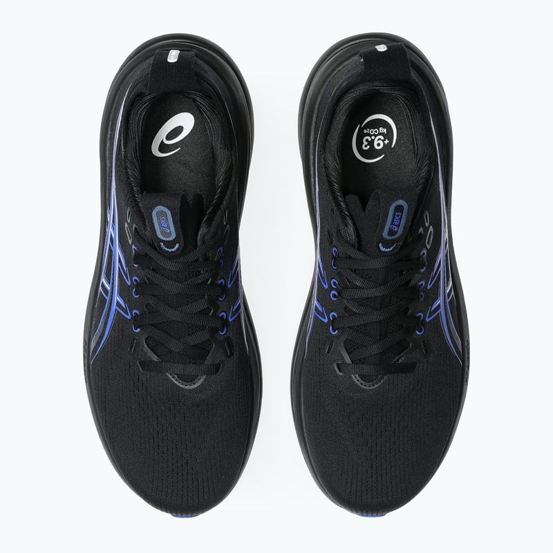 Кросівки для бігу чоловічі ASICS Gel-Nimbus 28 black/neon blue 5