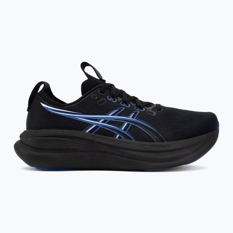 Кросівки для бігу чоловічі ASICS Gel-Nimbus 28 black/neon blue 2