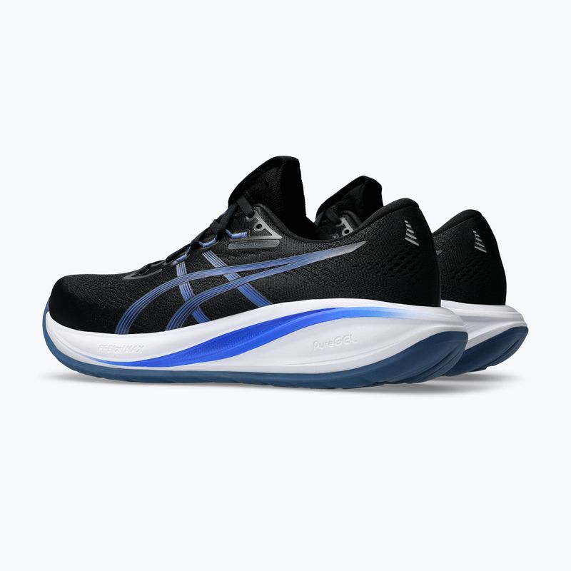 Кросівки для бігу чоловічі ASICS Gel-Cumulus 28 black/neon blue 3