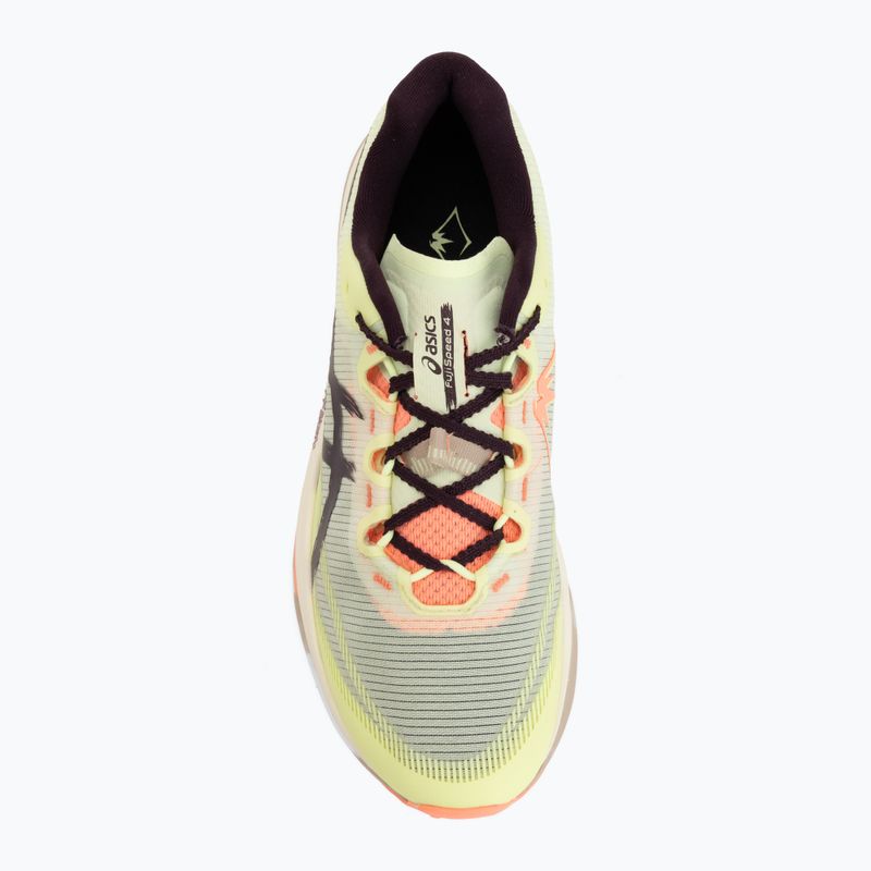 Кросівки для бігу Asics Fujispeed 4 illuminate yellow/dark aubergine 5