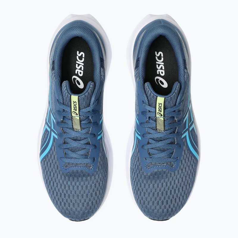 Кросівки для бігу чоловічі ASICS Patriot 14 grand shark/energy aqua 5