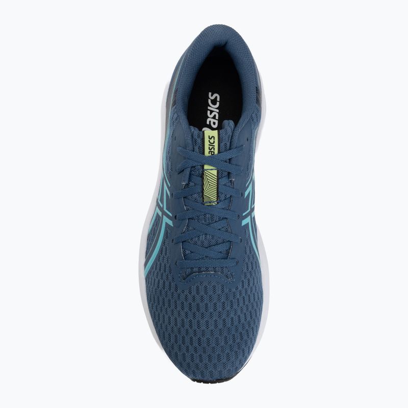 Кросівки для бігу чоловічі ASICS Patriot 14 grand shark/energy aqua 5