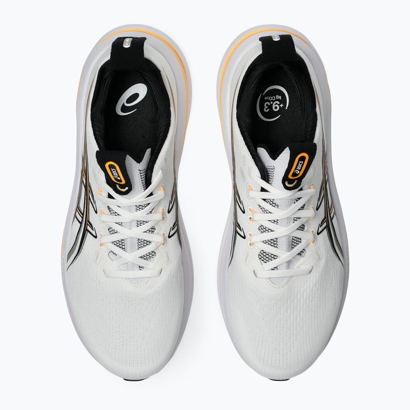 Кросівки для бігу чоловічі ASICS Gel-Nimbus 28 white/stadium orange 5