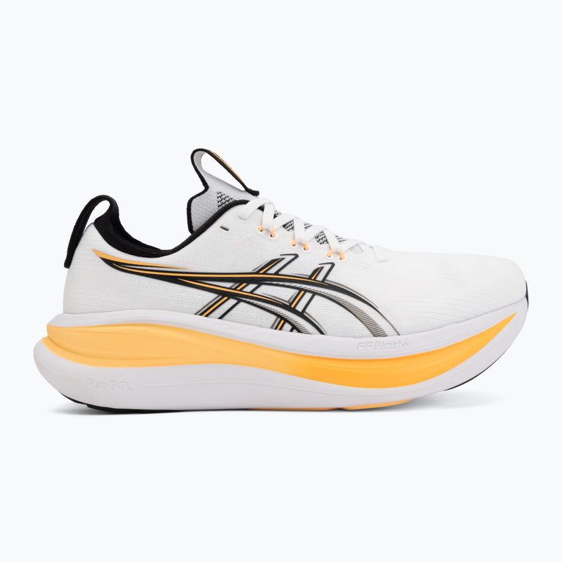 Кросівки для бігу чоловічі ASICS Gel-Nimbus 28 white/stadium orange 2