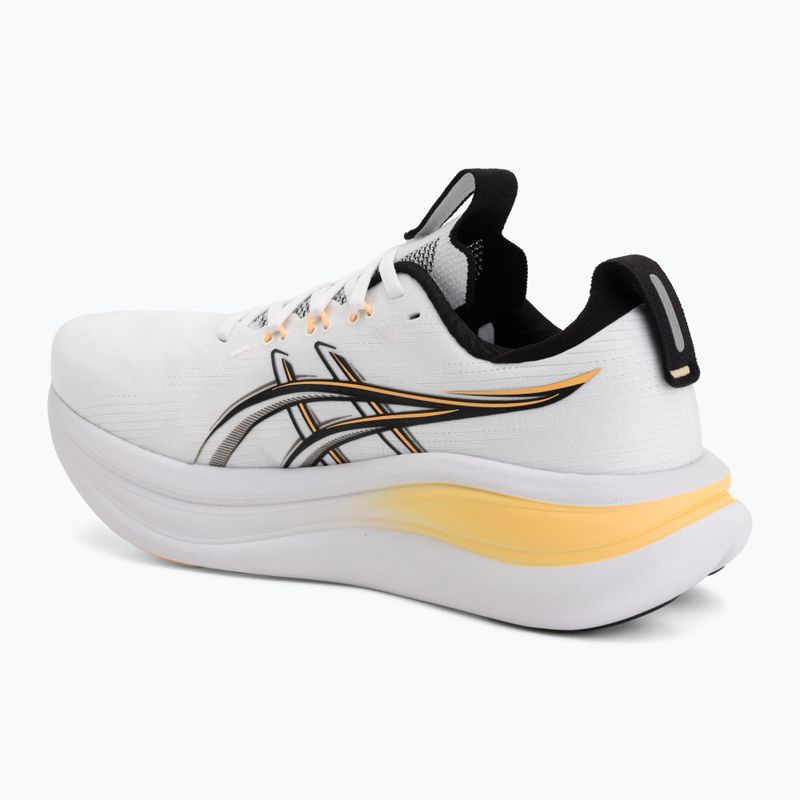 Кросівки для бігу чоловічі ASICS Gel-Nimbus 28 white/stadium orange 3
