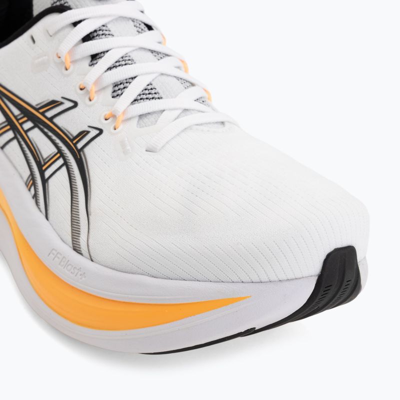 Кросівки для бігу чоловічі ASICS Gel-Nimbus 28 white/stadium orange 7
