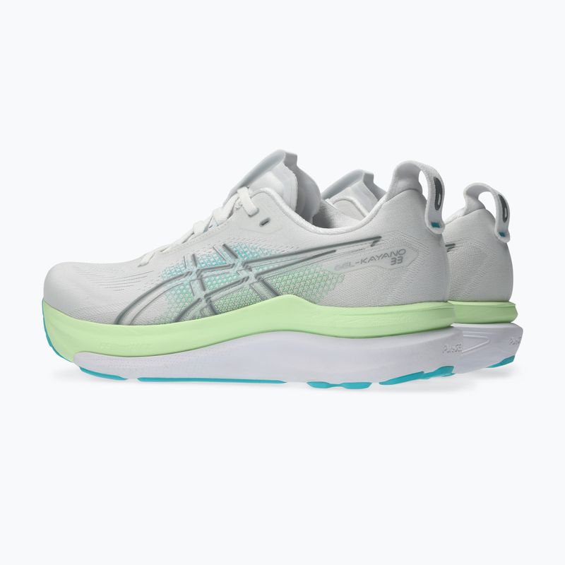 Кросівки для бігу чоловічі ASICS Gel-Kayano 33 white/energy aqua 3
