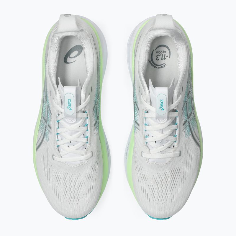 Кросівки для бігу чоловічі ASICS Gel-Kayano 33 white/energy aqua 5