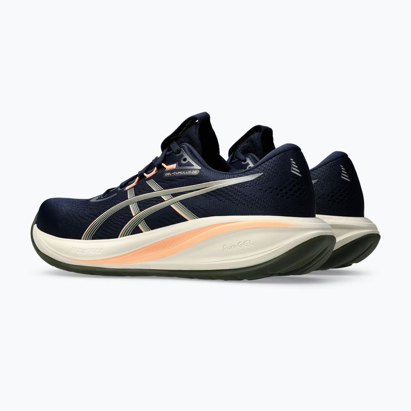 Кросівки для бігу чоловічі ASICS Gel-Cumulus 28 midnight/khaki green 3