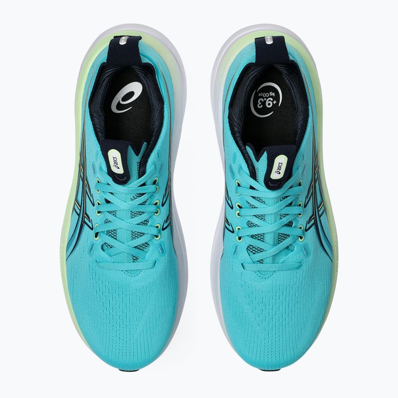 Кросівки для бігу чоловічі ASICS Gel-Nimbus 28 energy aqua/midnight 5