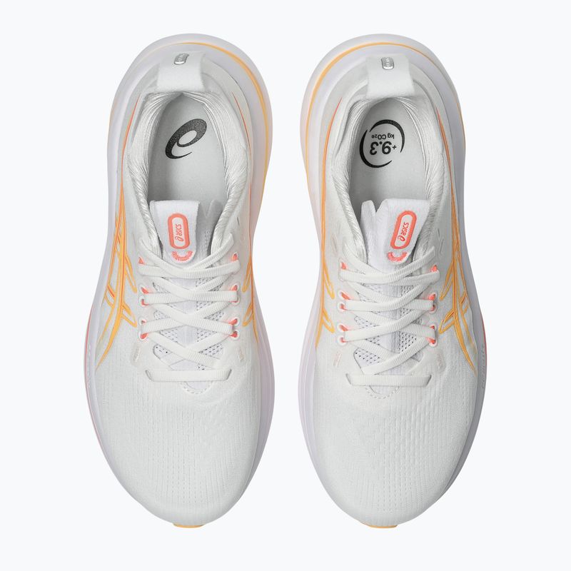 Кросівки для бігу жіночі ASICS Gel-Nimbus 28 white/sun coral 5