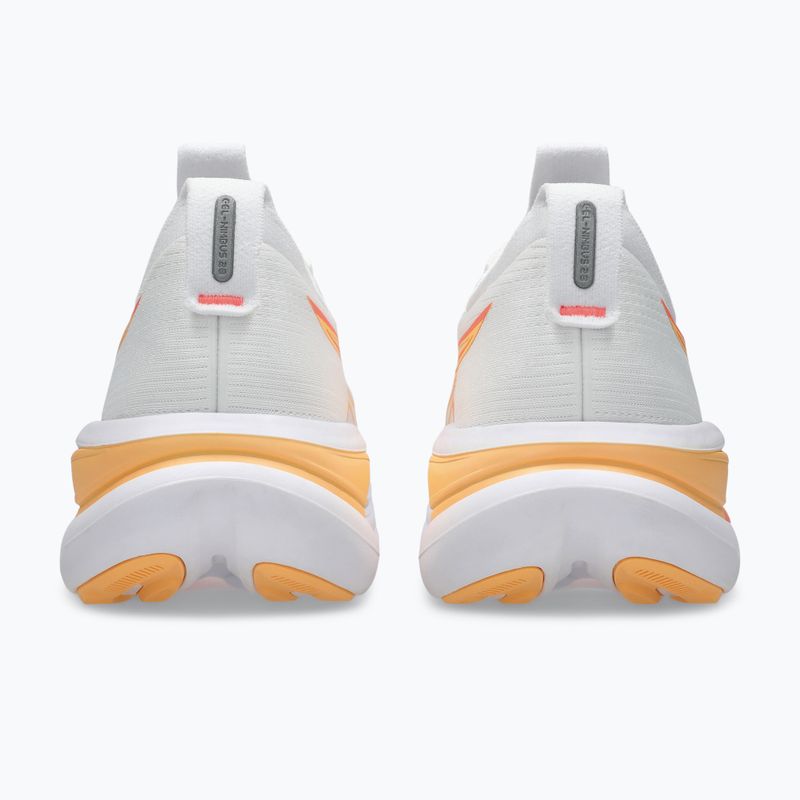 Кросівки для бігу жіночі ASICS Gel-Nimbus 28 white/sun coral 6