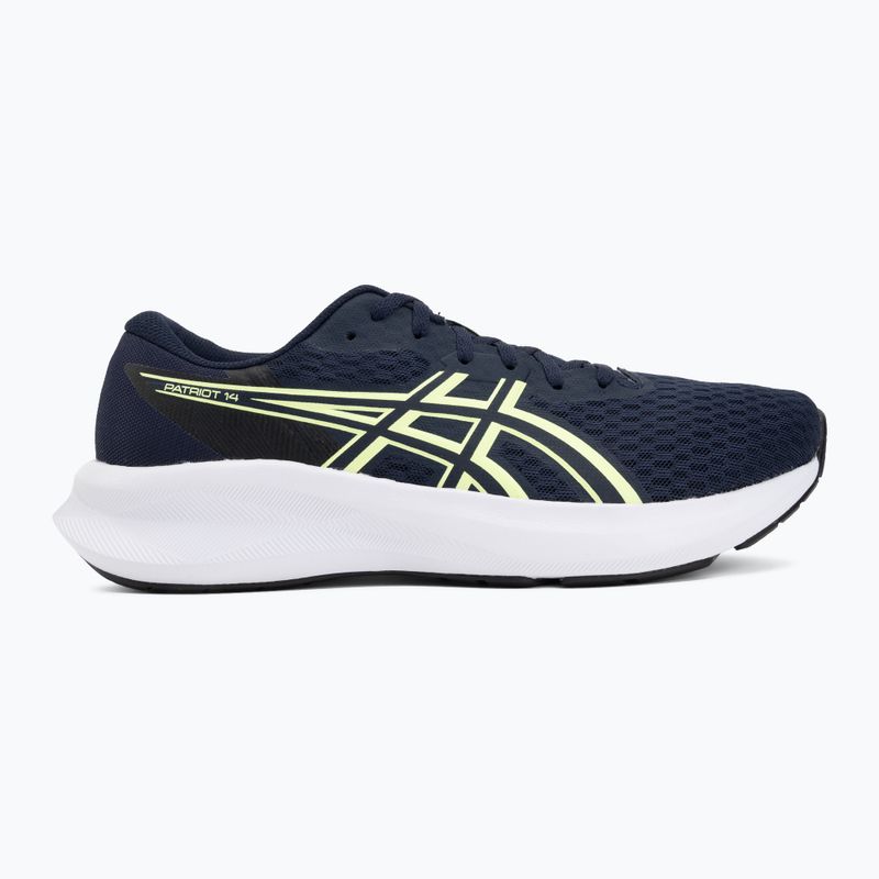 Кросівки для бігу чоловічі ASICS Patriot 14 midnight/illuminate yellow 2