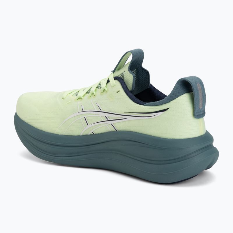 Кросівки для бігу чоловічі ASICS Gel-Nimbus 28 illuminate yellow/foggy teal 3