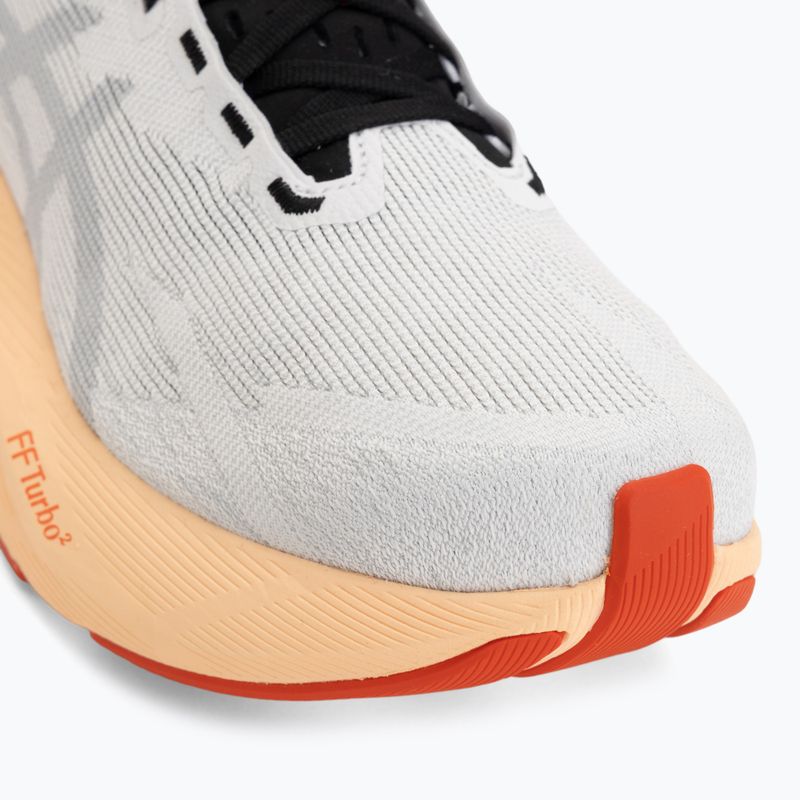 Кросівки для бігу чоловічі ASICS Novablast 6 white/orange glow 7