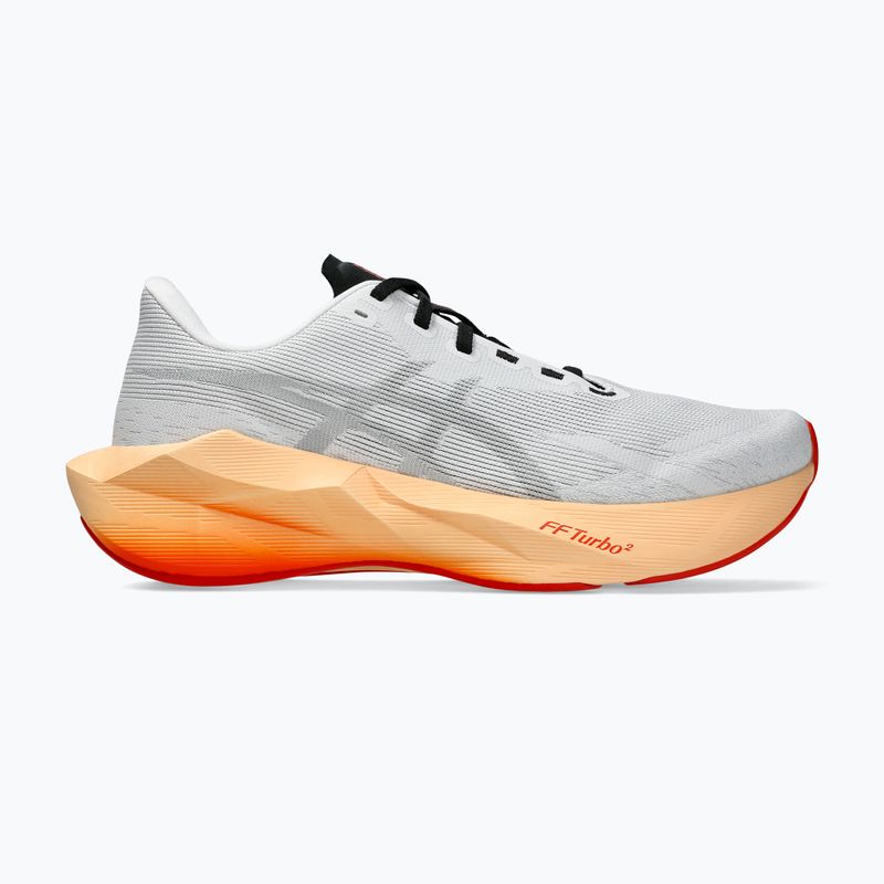 Кросівки для бігу чоловічі ASICS Novablast 6 white/orange glow 2