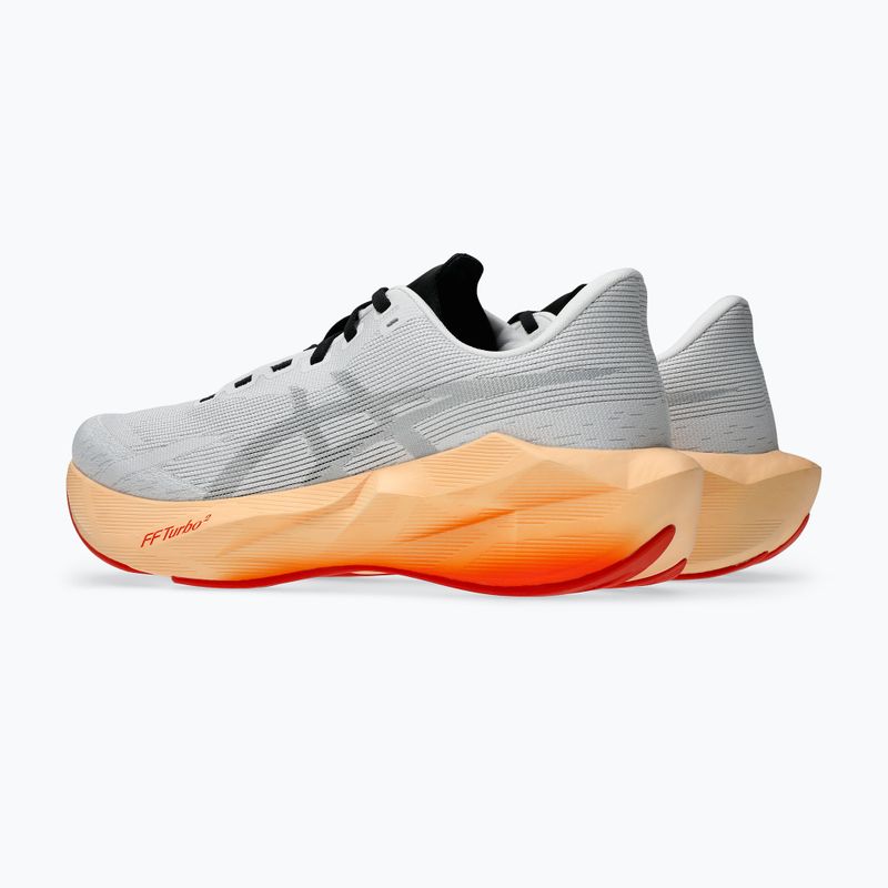 Кросівки для бігу чоловічі ASICS Novablast 6 white/orange glow 4