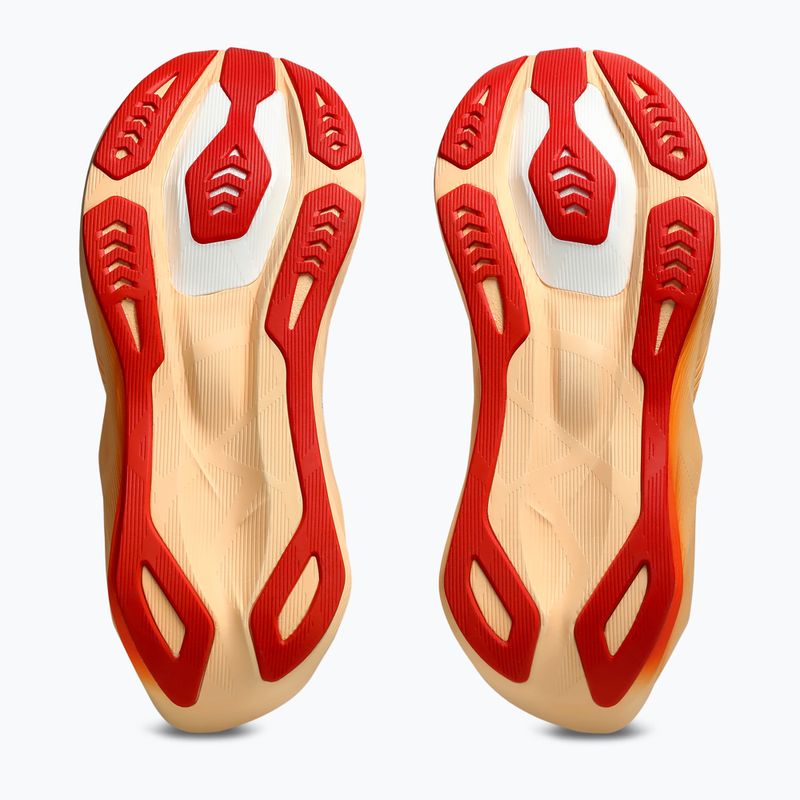 Кросівки для бігу чоловічі ASICS Novablast 6 white/orange glow 5