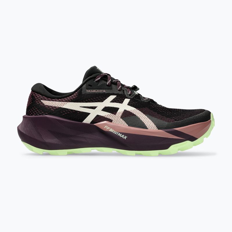 Кросівки для бігу жіночі ASICS Trabuco 14 black/dark aubergine 2