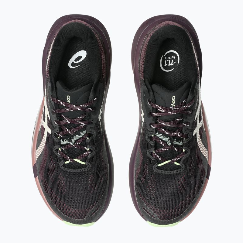 Кросівки для бігу жіночі ASICS Trabuco 14 black/dark aubergine 6