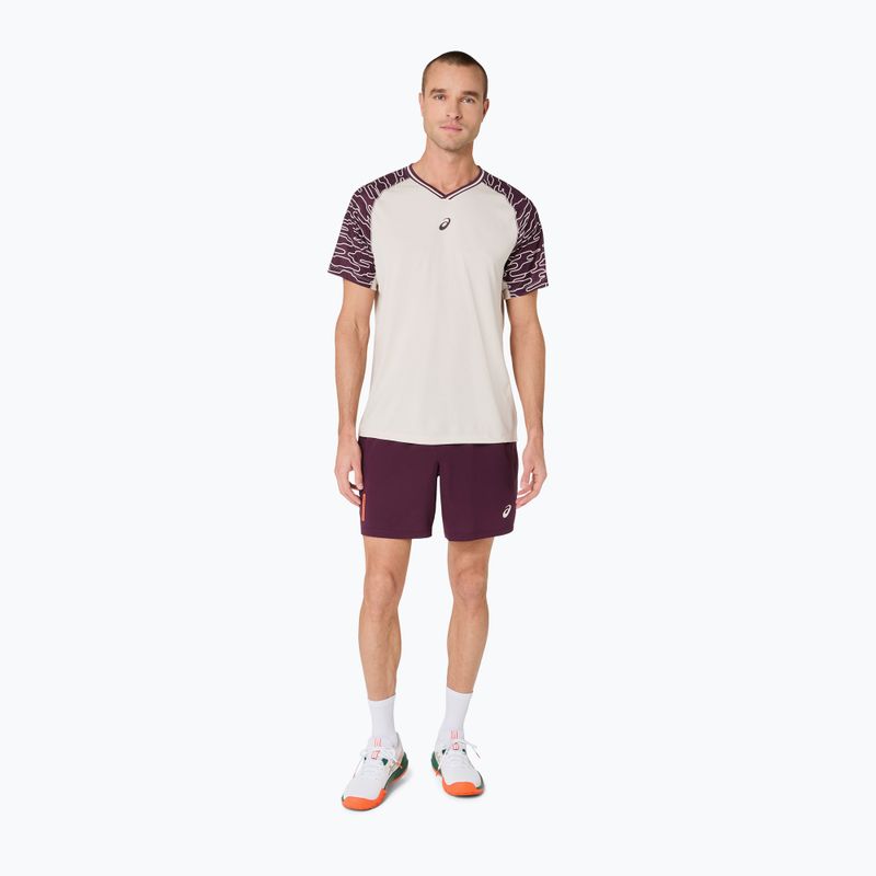 Шорти тенісні чоловічі ASICS Padel Court 7IN dark aubergine 2