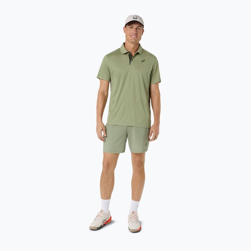 Футболка поло чоловіча ASICS Court Polo khaki green 2
