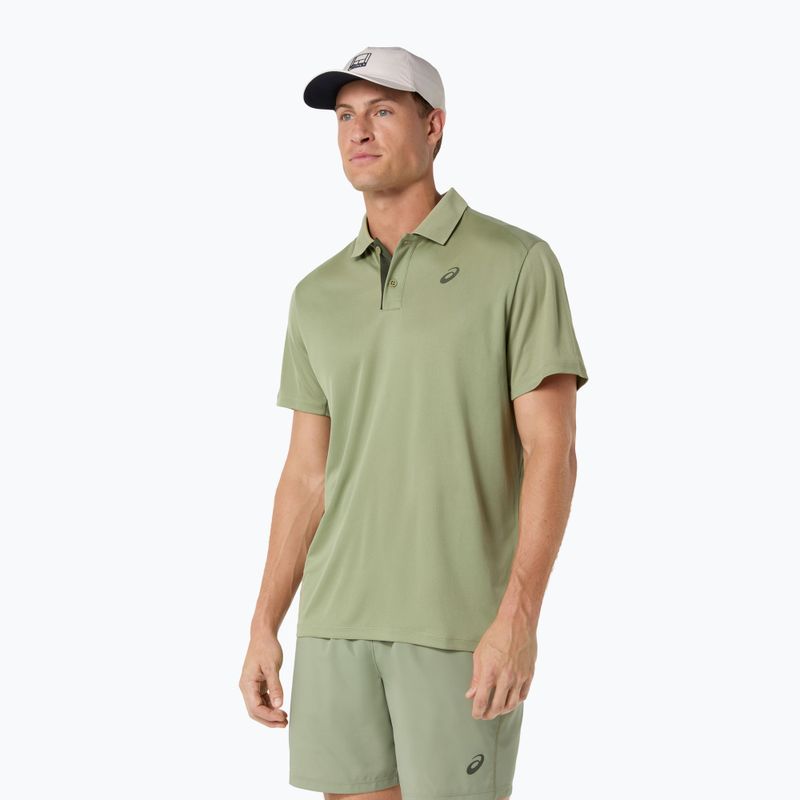 Футболка поло чоловіча ASICS Court Polo khaki green 4