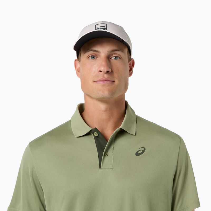 Футболка поло чоловіча ASICS Court Polo khaki green 5