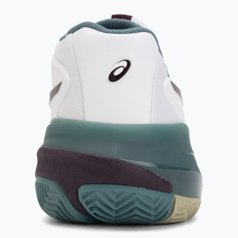 Кросівки тенісні чоловічі ASICS Gel-Resolution X Clay white/dark aubergine 6
