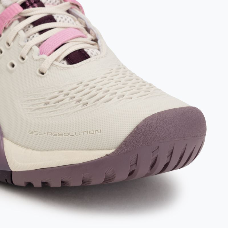 Кросівки тенісні жіночі ASICS Gel-Resolution X soft oat/dark aubergine 7