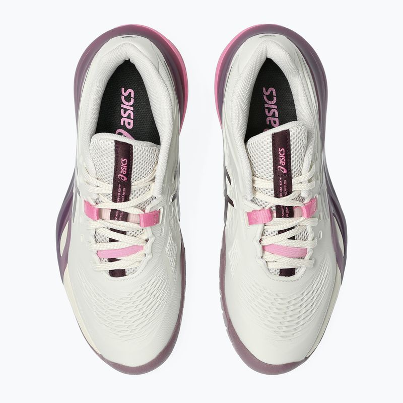 Кросівки тенісні жіночі ASICS Gel-Resolution X soft oat/dark aubergine 4